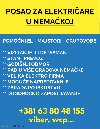 ELEKTRO FIRMA U NEMAČKOJ ZAPOŠLJAVA ponuda Posao u inostranstvu
